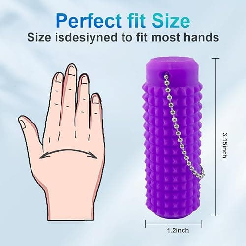3PC Little Ouchies Fidget Toys Adults, Pain Stim Fidget Anxiety Relief Pain Stim Pocket Sensory Toys for Anxiety and Stress Reduction,Portable Travel Stress Relief Spiky Fidget Keychain (Style-2) thumbnail 2