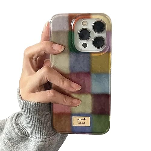 Mainrenka Trendy Aesthetic Cute Colorful iPhone 12 Case Shockproof Design Slim Fit Protective Cover Phone Case with for Women Girls - Image 1
