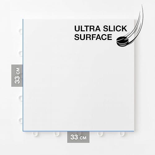 Hockey Revolution My Puzzle Durable Flooring Tiles - Slick Interlocking Training Surface for Stickhandling, Shooting, Passing - Build Your Own Platform (8 Tiles (9.39 sqft) thumbnail 5