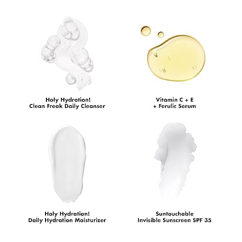 e.l.f. SKIN Wake the e.l.f. Up Skincare Kit, Travel-Size Hydrating Face Cleanser, Sunscreen, Moisturizer & Brightening Serum, Vegan & Cruelty-Free thumbnail 6