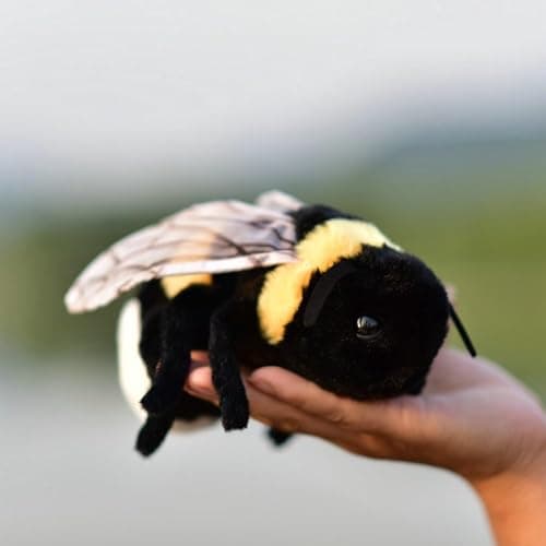 TAMMYFLYFLY Soft Insect Plush Toy, Stuffed Bee Animal Doll,Cute Honeybee Plush Doll,17cm (Bee) - Image 1