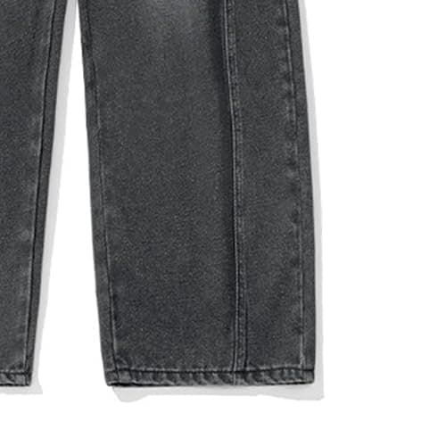 qcdyrxf Mens Baggy Jeans Y2k Wide Leg Loose Fit Jeans Streetwear Denim Washed Hip Hop Pants thumbnail 7