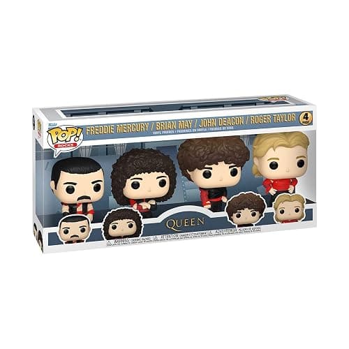 Funko Pop! Rocks: Queen - Freddie Mercury - Radio Gaga 4PK - Vinyl Collectible Figure - Gift Idea - Official Merchandise - Toy for Children and Adults - Music Fans - Model Figure for Collectors - Image 1