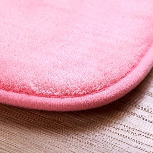 Cute Cartoon Pink Area Rugs for Bedroom Living Room Bathroom Rugs Bath Mat Door Mat Super Soft Memory Foam Design Non Slip and Absorbent 15.75 x 23.62 Inch thumbnail 5
