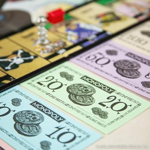 Monopoly: One Piece Edition Board Game | Buy, Sell, Trade with Popular Characters from the Manga & Anime Series | Featuring 9 Miniature Tokens | Officially Licensed Merchandise and Collectible thumbnail 7