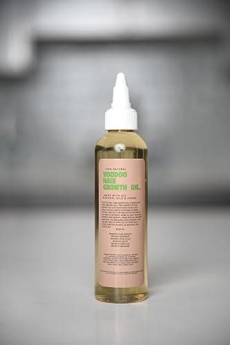 Glossed By Nae Voodoo Hair Growth Oil - Infused with Rosemary, Lemongrass, Grapeseed & Castor Oil for Hair Growth, Scalp Itchiness & Dry Scalp - 4 Fl Oz - All Hair Types thumbnail 7