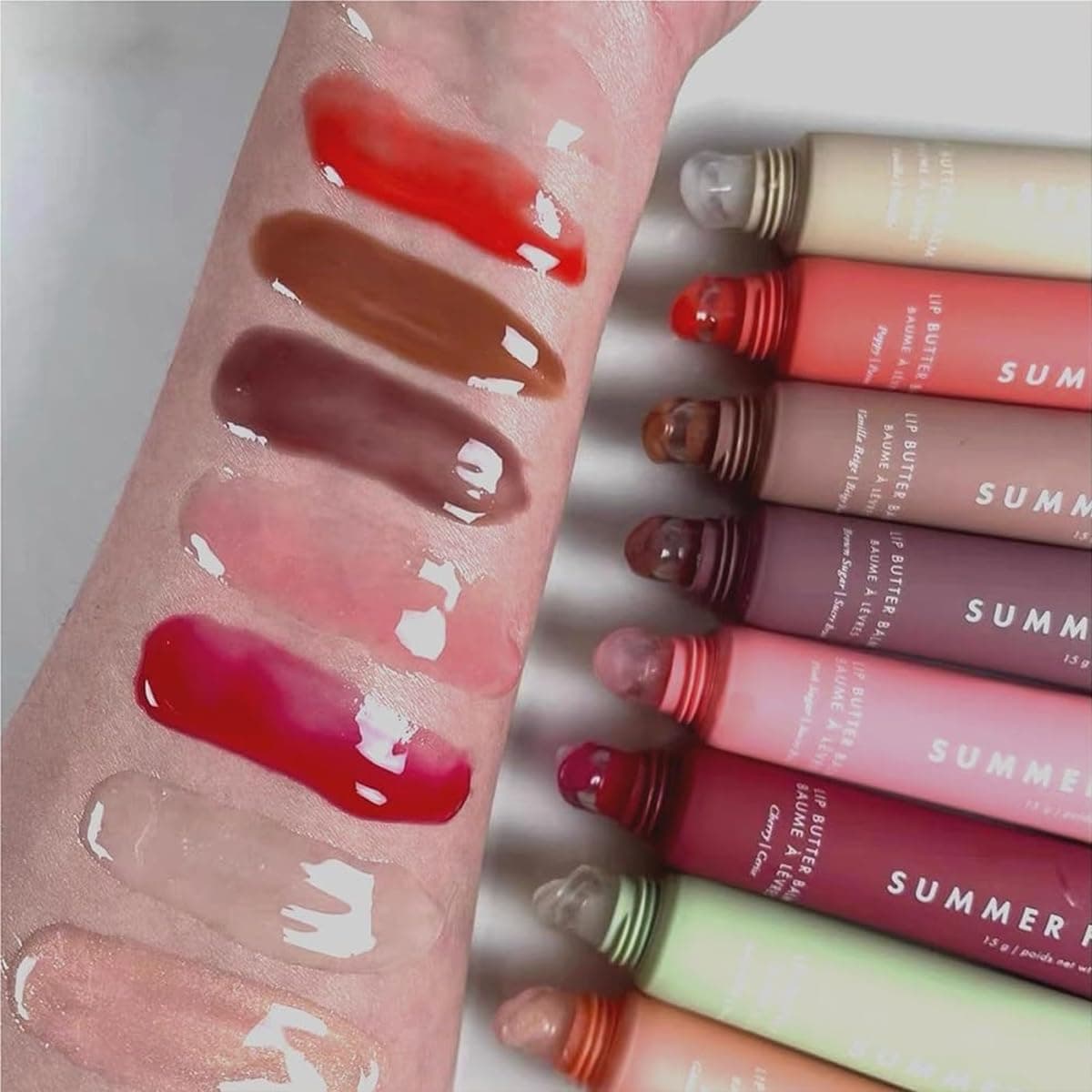 Summer Fridays Lip Balm, Summer Fridayss Lips Butter Balm, Color Changing Lip-Balm, Nourishing Lip-Mask for Instant Moisture, Shine and Hydration, Sheer-Tinted, Soothing Lips Care (2# Vanilla) thumbnail 3