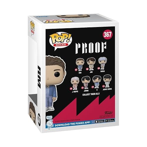 Funko Pop! Rocks: BTS - RM - Vinyl-Sammelfigur - Geschenkidee - Offizielle Handelswaren - Spielzeug Für Kinder und Erwachsene - Music Fans - Modellfigur Für Sammler und Display thumbnail 3