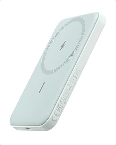 Anker 621 MagGo Power Bank, 5,000mAh Magnetic Portable Charger | Travel Essential Battery Pack with USB-C Cable, Compatible with iPhone 16 / 15 / 14 / 13 / 12 Series - Image 1