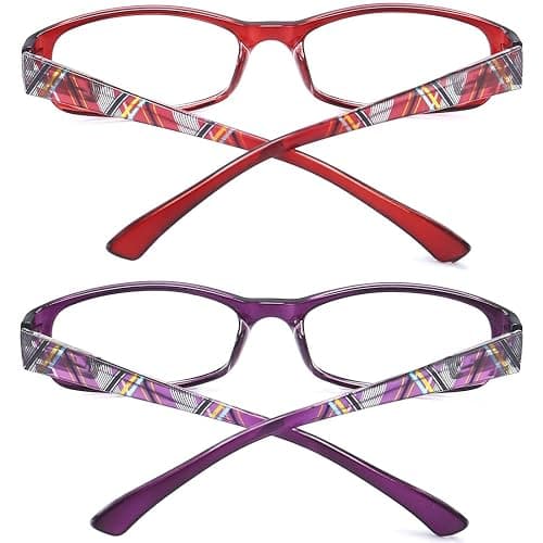 RaoOG Blue Light Blocking Glasses for Womens - 2 Pairs Lightweight Computer Eyeglass Anti-blue Glare Blue Screen Quality Glasses thumbnail 8