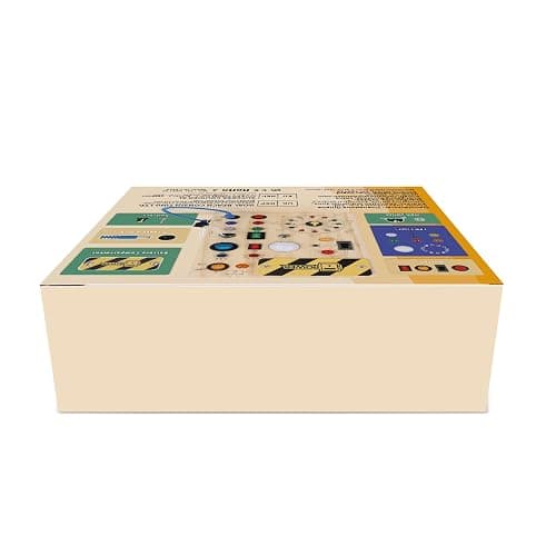 Iabedi Busy Board, Montessori Toy for 1-3 Years Old, Wooden Toddler Sensory Travel Toy, Ideal Gift for 1+ Year Old Boys (Busy Board Plus V2), Medium, Yellow - Busy Board Plus V2 thumbnail 10