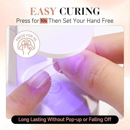 UNA GELLA Gel Nail Glue 80g Super Strong U V Solid Soft Gel Lamp Curing Needed Nail Glue 40g*2 for Acrylic Nail Tips for Fake Acrylic Press On Nails Extension Soak Off thumbnail 6