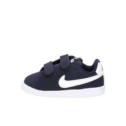 NIKE Kids' Court Royale Sneaker (TDV) - Toddler (1-4 Years) - 4 Toddler - Obsidian/White - Image 1