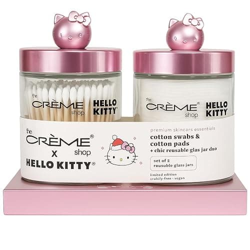 The Creme Shop Hello Kitty Cottons swabs & Cotton Pads Set of 2 - Image 1