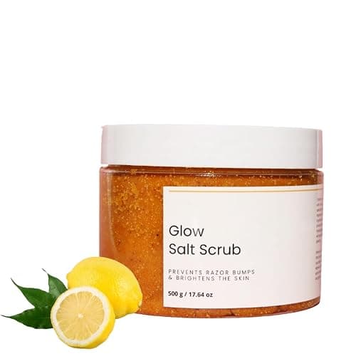 Yipane Turmeric Glow Salt Scrub, Moisturizing Body, Face & Feet Exfoliant - Image 1