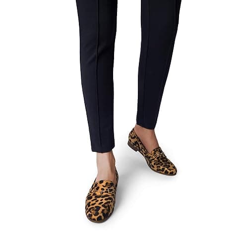 DREAM PAIRS Women's Loafers Penny Loafers Fashion Comfortable Flats Dressy Shoes - 7 - Leopard-suede thumbnail 5