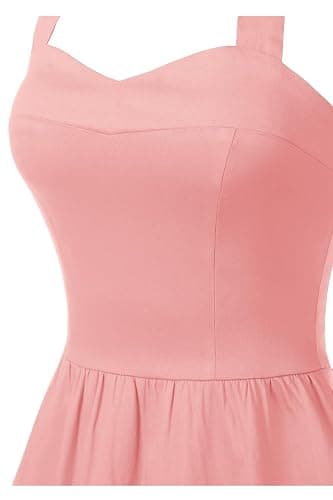Topdress Women'sVintage Polka Audrey Dress 1950s Halter Retro Cocktail Dress thumbnail 6