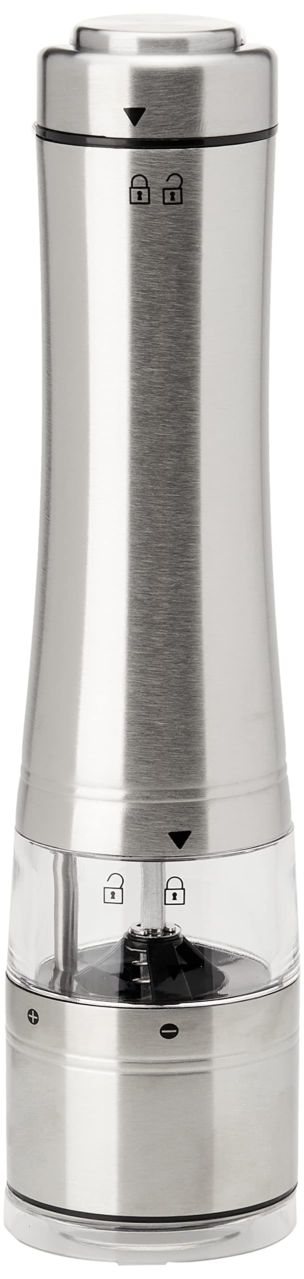 Russell Hobbs RHPK4000 Salt and Pepper Mills, Electric Grinders, One Touch Operation, Brushed Silver thumbnail 2