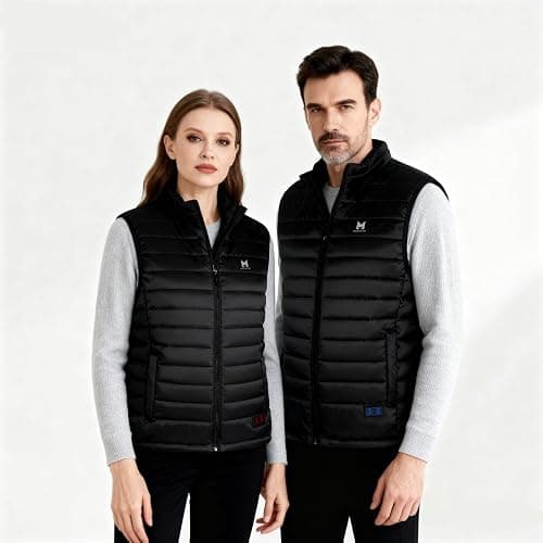 MRAWARM Heated Vest, Lightweight Electric Heated Vest for Men Women wiht 6 Heating Zone and 3 Temperature thumbnail 2