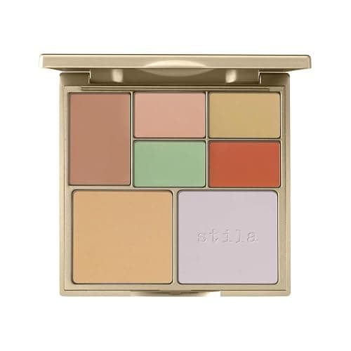 Stila Color Correcting Palette, Correct And Perfect All In One, Cream & Powder Face Makeup for Dark Circles, Redness, 0.45 Oz. - Image 1