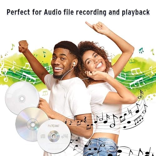 PlexDisc CD-R 700MB 80 Minute 52x Recordable - 100 Pack Cake Box (FFP) 631-805-BX, 100 Discs thumbnail 6