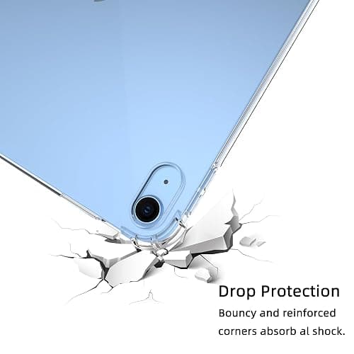 RQYJGO Clear Case for iPad (A16) 11th Generation 2025 11-inch/10th Generation 2022 10.9 inch, Transparent Four Corner airbag Anti Drop TPU Protective case a2696 a2777 A2757 A3355 A3356 thumbnail 3