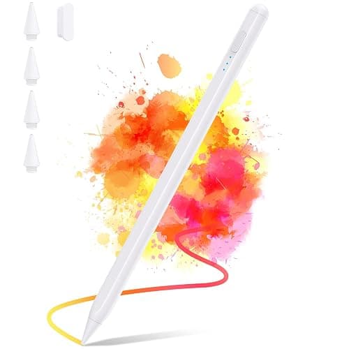 SENMO Stylus Pen for iPad 2018-2025, 2X Fast Charge iPad Pencil 2nd Generation Compatible with Apple iPad A16 11/10/9/8/7/6, Pro M5/M4/12.9"(6/5/4/3)/ 11"(4/3/2/1), Mini 7/6/5, Air M3/M2/5/4/3 - Image 1