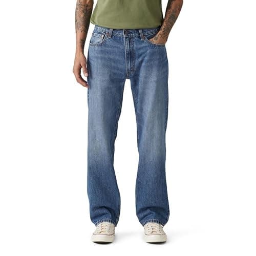Levi's Mens 555 Relaxed Straight Fit Jean - Image 1