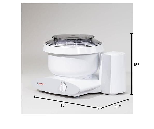 Bosch Universal Plus Stand Mixer 500 Watt, 6.5 Quarts with Wire Whips, Dough Hook & NutriMill Dough Hook Extender Bundle thumbnail 3