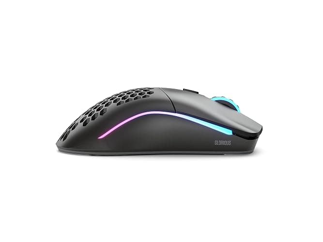 Glorious Gaming Model O Wireless Gaming Mouse - Superlight, 69g Honeycomb Design, RGB, Ambidextrous, Lag Free 2.4GHz Wireless, Up to 71 Hours Battery - Matte Black (RENEWED) thumbnail 4