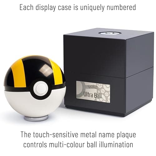 The Wand Company Original Poké Ball Authentic Replica - Realistic, Electronic, Die-Cast Poké Ball with Display Case Light Features – Officially Licensed by Pokémon thumbnail 5