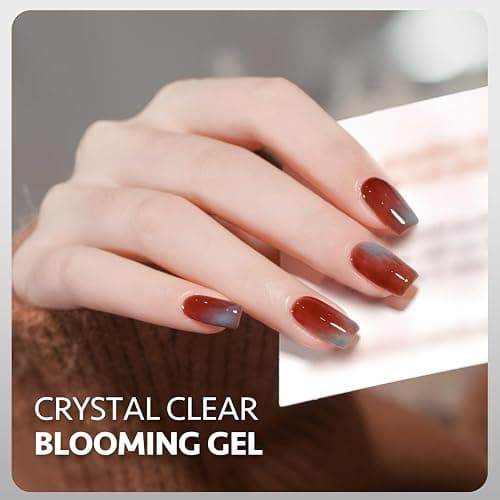 GAOY Nail Blooming Gel, 16ml Clear Blooming Gel Polish, Spreading Effects Soak Off UV Light Cure for Nail Art DIY thumbnail 4