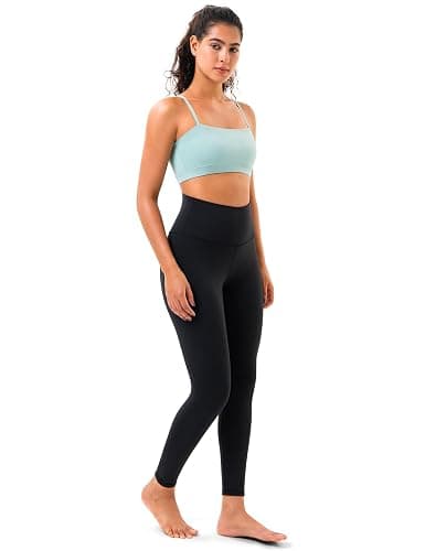 YUNOGA Womens Adjustable Spaghetti Thin Strap Sports Bra Square Neck Padded Wireless Workout Yoga Bra thumbnail 7
