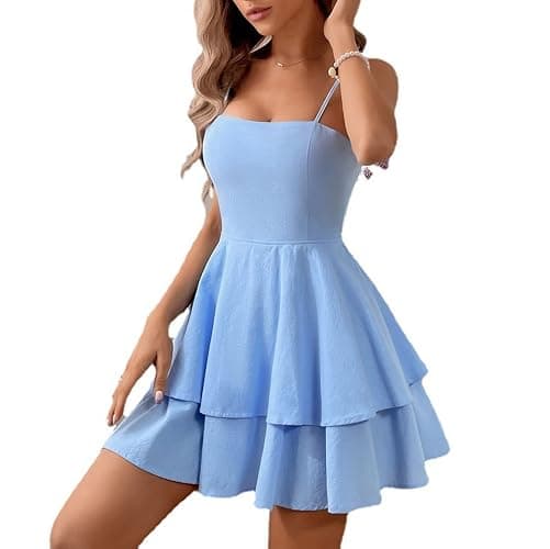 Vimagcal Women's Backless Bow Tie Short Dress Summer Models Sexy Halter Dresses - Image 1