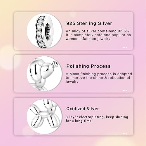 ASULIIAS Hamsa Hand Dragon Bible Cross Prayer Charm 925 Sterling Silver Charms Fits Women's Charm Bracelet and Necklace Bead Charms Jewelry Gifts for Sister Friend thumbnail 5