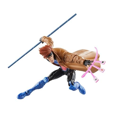 Marvel Legends Series Gambit, X-Men ‘97 Collectible 6-Inch Action Figures | Marvel Legends Retro 6 Inch Action Figure X-Men '97 Wave 1 - Gambit Reissue thumbnail 7