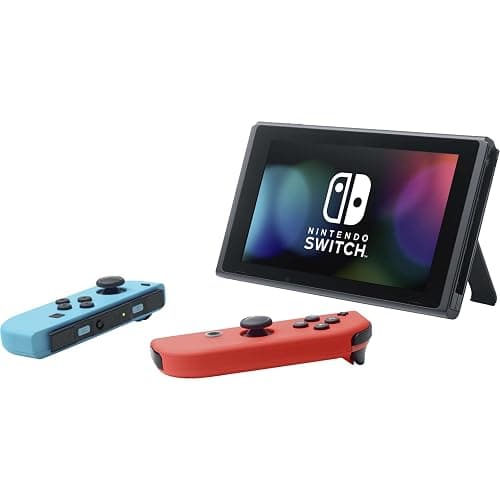 Nintendo Console Switch avec Joy-Con bleu néon et rouge néon thumbnail 3