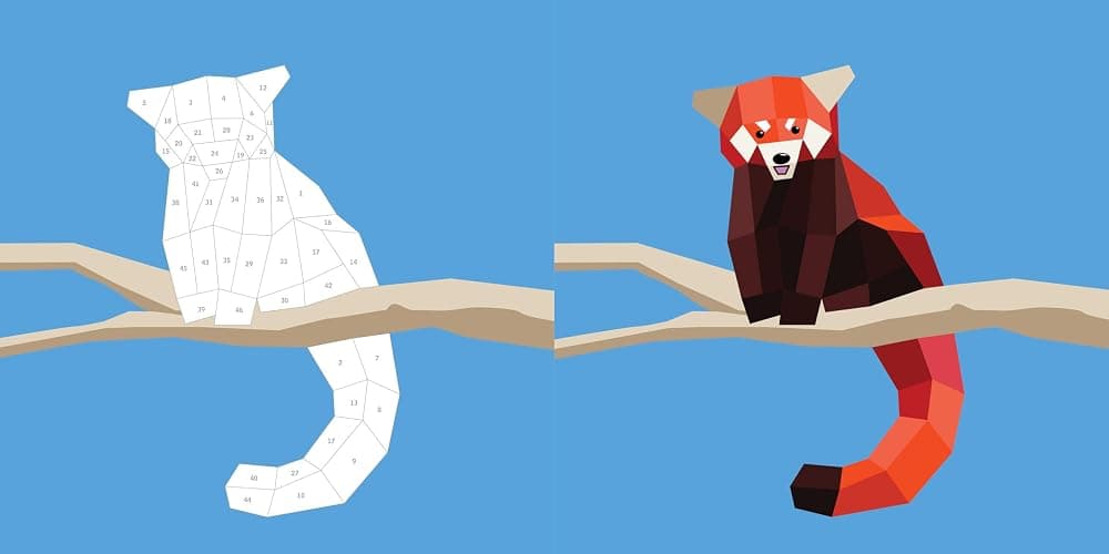 Paint by Sticker Kids: Zoo Animals: Create 10 Pictures One Sticker at a Time! thumbnail 9