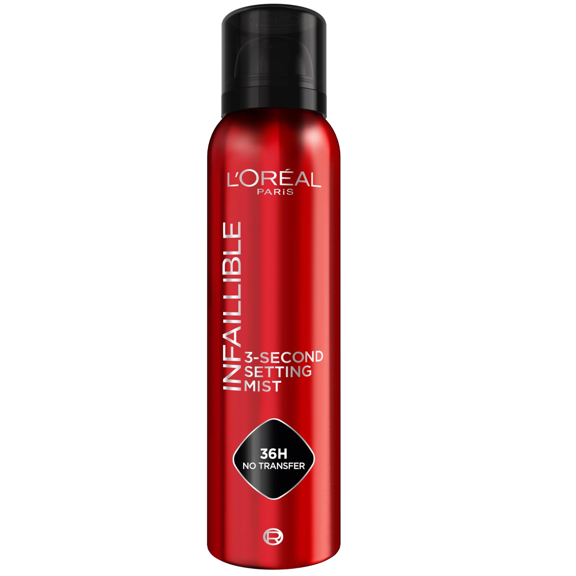 L'Oreal Paris Setting Spray Jumbo, Infallible 3-Second Jumbo Size Makeup Setting Mist for Face, Up To 36 Hour Makeup Wear, Fixing Spray, Waterproof and Sweatproof, Transfer-proof and Non-sticky,150ml - Image 1