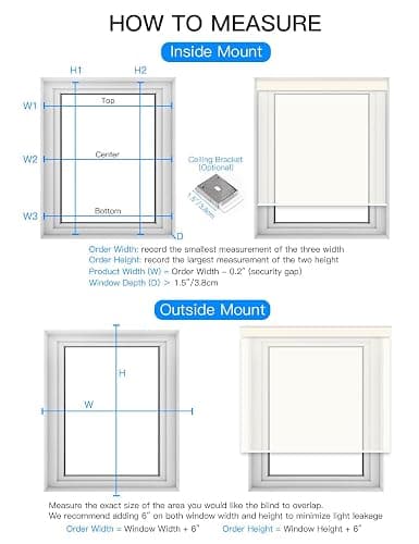 Tokblind Motorized Blackout Roller Shade Fabric Covered Valance and Bottom Rod, Remote Control Electric Window Blind Compatible with Alexa Google via Hub, Custom Size (Texture Beige - Wrapped Fabric) thumbnail 2