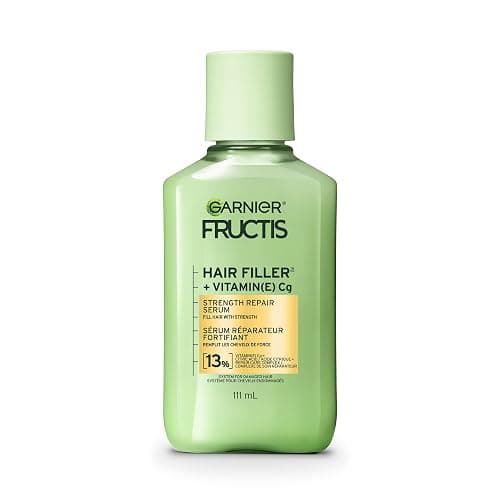 Garnier Fructis Hair Filler + Vitamin C Strength Repair Sulfate-Free Serum, for Weak Damaged Hair, up to 4X Less Breakage & 79% More Strength, 111ml - Image 1