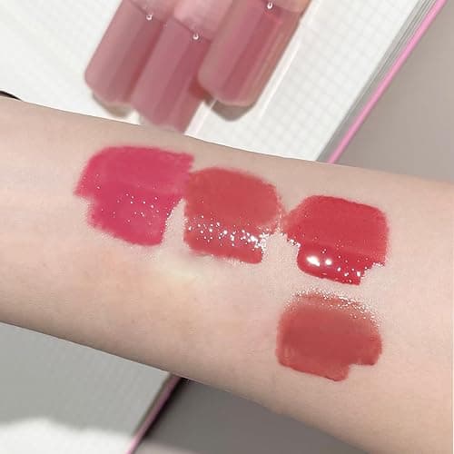 Baorder 4Pcs Hydrating Lip Gloss Set,Non-Stick Cup,Glossy Finish,Highly-Pigmented Korean Lip Glaze,Plumping Lipgloss,Moisturizing Water Mirror Liquid Lipstick,Long-lasting Natural Makeup thumbnail 3