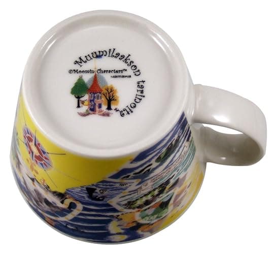 Moomin Valley Map Design Soup Mug Cup Yamaka Japan thumbnail 7