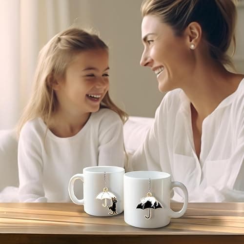 2Pack Tea Infuser with Cute Cat Charm,Premium Stainless Steel Loose Leaf Tea Strainer Tea Steeper Tea Ball Tea Infusers for Loose Tea thumbnail 2
