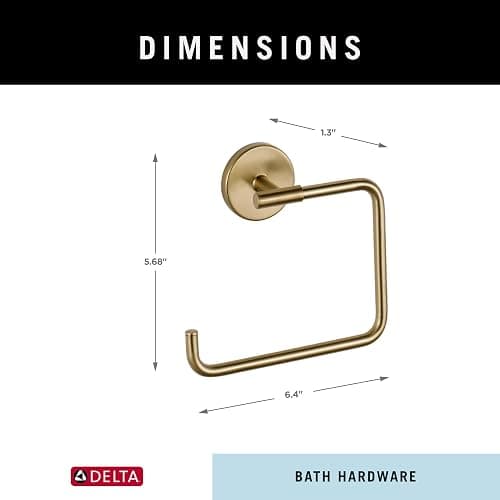 Delta Trinsic Hand Towel Holder Champagne Bronze thumbnail 3