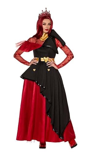 Spirit Halloween Descendants: The Rise of Red Adult Queen of Hearts Costume | Officially licensed | Disney - Image 1