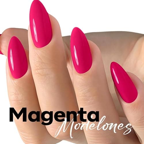 modelones Dark Pink Gel Polish Rosy Mulberry Pink Gel Nail Polish Soak Valentine Off LED Nail Art DIY Nail Manicure 15ML thumbnail 2