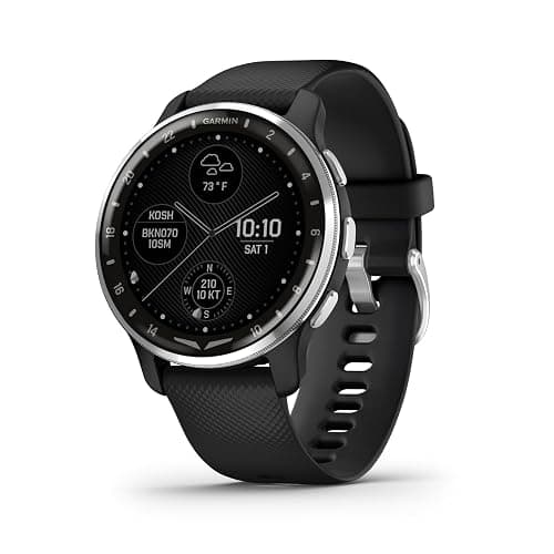 Garmin D2 Air X10 Aviator GPS Smartwatch with Call, Text, Health, Wellness and Aviation Weather Features (Black) + USB Wall Charger + Microfiber Cleaning Cloth + More thumbnail 2