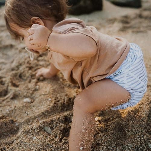 Nora's Nursery Cloth Diapers 7 Pack with 7 Inserts & 1 Wet Bag - Waterproof Cover, Washable, Reusable & One Size Adjustable Pocket Diapers for Newborns and Toddlers - Earthy Boho thumbnail 2