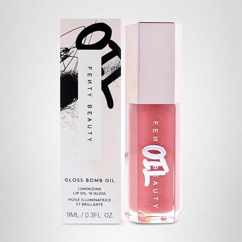 Gloss Bomb Luminizing Lip Oil N Gloss - 01 Fussy by Fenty Beauty for Women - 0.3 oz Lip Gloss thumbnail 9